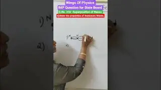 #Shorts #Viral #Trending #Short#IMP question no.2,Q)State the properties of Stationary Waves.#