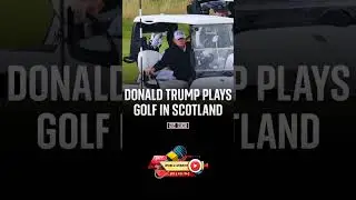 Highlights funny News| What happened trump|Trump Golfing in Scotland -While USA Burns?🔥 #Shorts #usa