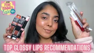 Top Recommendations Lip Oil, Lip Glosses ELF Cosmetics NYKAA Pink Summer Sale Swatches + Lip Combos