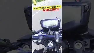 TVS Apache RTR 160 4V Top Speed Test | Real Road Performance Review!