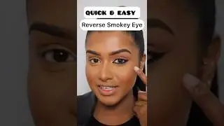 How to do REVERSE SMOKEY EYE #stepbysteptutorial #makeupforbeginners #facelab vc:beautybymayhu