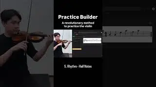 A revolutionary method to practice the violin - Practice builder #violin #violintutorial #practice