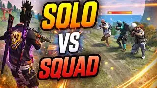 Free fire Solo Vs Squad Only Red Number Please support me my chanel #AM444 #freefire #gameplay 