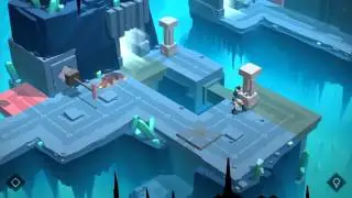 Lara Croft GO Walkthrough The Cave Of Fire - Level 8 - A Crystal Cavern