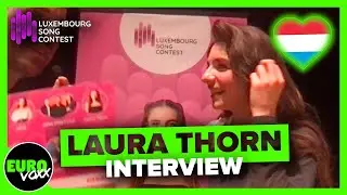 🇱🇺 LAURA THORN - LA POUPÉE MONTE LE SON (INTERVIEW) @ Luxembourg Song Contest 2025 | Eurovision 2025
