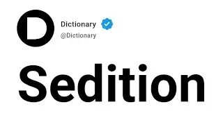 Sedition Meaning In English