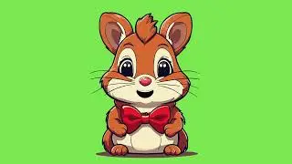Squirrel Green Screen Talking Animation &ndash; Non-Copyright