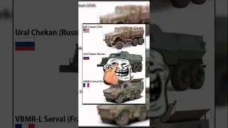 Powerful MRAP Vehicles: BAE Caiman (USA) | Ural Chekan (Russia) | VBMR-L Serval (France)|#comparison