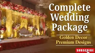 Complete Wedding Package 2025 &ndash; Stage, Mandap, Sofa & More | Golden D&eacute;cor