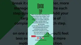 Tips to start a task. #lifeskillsforkids #lifeskills #collegeprep #steppingstoneskills