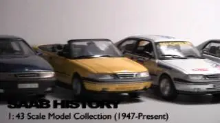 Saab History 1:43 Scale Model Car Collection (1947-Present)