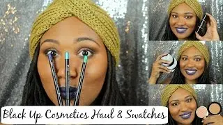 Black Up Cosmetics Mini Haul & Swatches