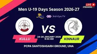 INTER DISTRICT U-19 TOURNAMENT 2026-27 (KULLU VS KINNAUR )