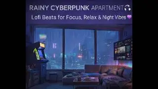 Late Night Neon Rain 🌃🎧 Chill Lofi Music to Study, Work & Relax 💜