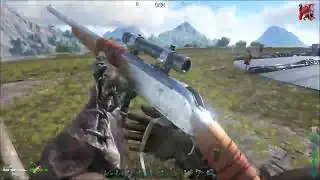 ARK SOTF: Victorious Sniper & OP level 24 T-Rex Spawn Strat GarySteel for the win