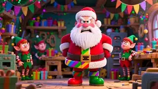 Santa&rsquo;s Silly Angry Day 🎅😂 | Fun Holiday Rhyme for Kids | Nursery Rhymes & Christmas Songs