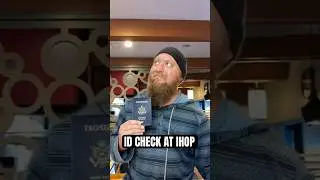 ID CHECK AT IHOP @thatchaddaniels #chaddaniels #djhuntsofficial #comedyshorts #comedy #funny #ihop