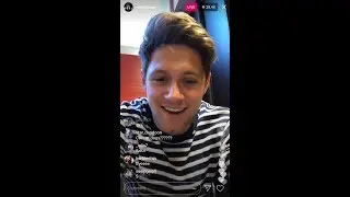 Niall's instagram live- April 25th, 2018- 2/2