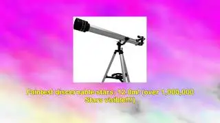 Seben Zoom Refractor Telescope 90060 Star Commander Big Pack Kt3