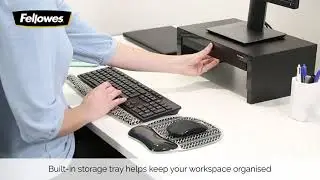 Introducing the Designer Suites&trade; Monitor Riser by Fellowes