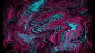 Digital Acrylic Pour with Procreate on iPad Pro
