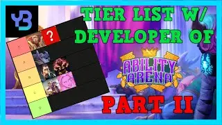 PART 2!! Ranking Every Ability Arena God w/ AA Developer!