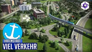 Optimierung der Stra&szlig;en gegen den starken Verkehr in Cities Skylines 2 | Hafenstadt 21