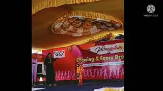 Sarah's stage performance.....lord Krishna fancy dress