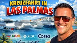 Las Palmas Kreuzfahrtschiffe. Costa MSC Mein Schiff Relax Celebrity Marella Voyager Aida Cosma