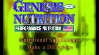 Genesis Nutrition nutritional suplements TV spot