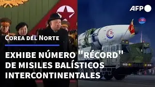 Corea del Norte exhibe un número 