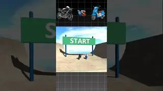 Kawasaki Ninja H2R 🏍️ vs Activa 🛵 | Super Jump Ramp Challenge 💥 | Indian Bike Driving 3D