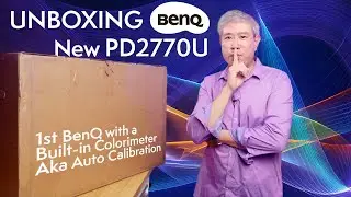 Распаковка BenQ #PD2770U. Первый BenQ со встроенным калибратором!