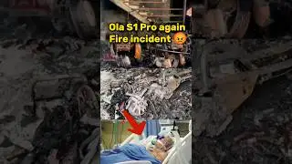 Ola electric Again Fire Incident | this time something big 😭#olaelectric #ytshorts