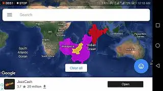 Pakistan vs other countries size comparison #Pakistan #map #world