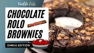 Vanlife Recipes - Omnia Rolo Brownies | campervan recipes with Vanlife Eats