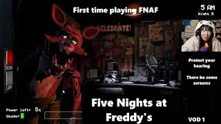First time Five Nights at Freddy's FNAF scream tour VOD 1