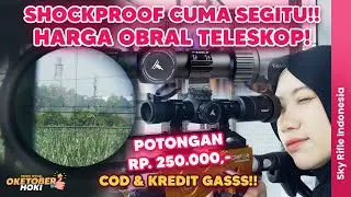 REVIEW TELESKOP SENAPAN SHOCKPROOF!! Diskon harga 250ribuan COD & Kredit! T-EAGLE EOS 1.2-6X24 IR!