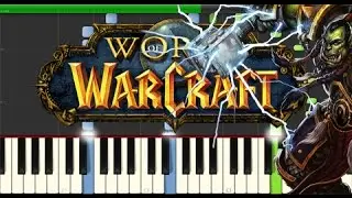World of Warcraft - The Shaping of the World - Jason Hayes - Rinerion (Piano Tutorial, Synthesia)