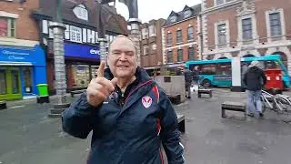 Shrewsbury shops and street musicians brilliant ,Market and castle rubbish