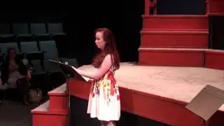 Pasek and Paul Composer Salon with Staged! Hannah Lauren Wilson singing 