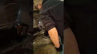 Cleaning Fireplace Flu with Spot Eater.12,01,2024