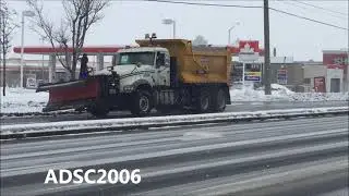 City of Ottawa Mack Snow Plow En-Route