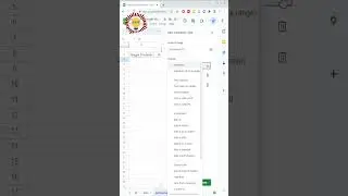 Membuat Dropdown Range Google Sheet