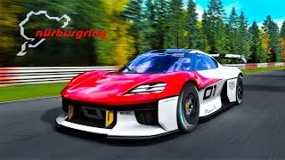 Porsche Mission R Nurburgring Nordschleife Testing | Assetto Corsa