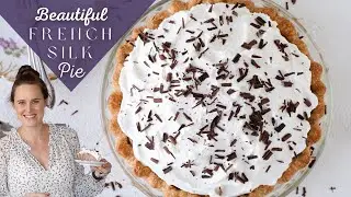BEAUTIFUL FRENCH SILK PIE: An easy video for how to make French silk pie from scratch!