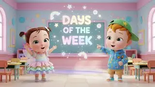 Days of the Week for Kids | Cartoon Learning | Tiny Stars Learnings 