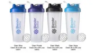Blender Bottle Classic Loop Top Shaker Bottle - Patent-Pending Loop Design