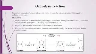 Ozonolysis reaction | Mechanism| #organicchemistry #chemistry #druginspector #gpat #chemistry #viral