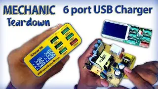 MECHANIC 6 PORT USB icharge 6M QC 3.0  CHARGER TEATDOWN @FD_Mobile #mobilerepairing